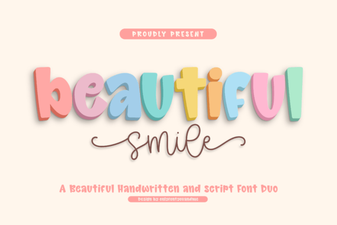 A Beautiful Smile Font for Creative Projects