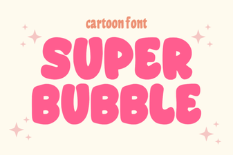 Creative Designs Using Super Bubble Font