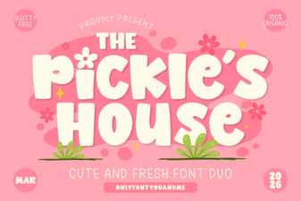 The Pickles House: a Font for Creative Projects