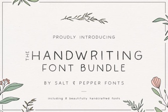 Craft Your Project with the Handwriting Bundle Font